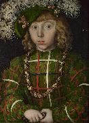 Lucas Cranach Portrait of Johann Friedrich the Magnanimous oil painting artist